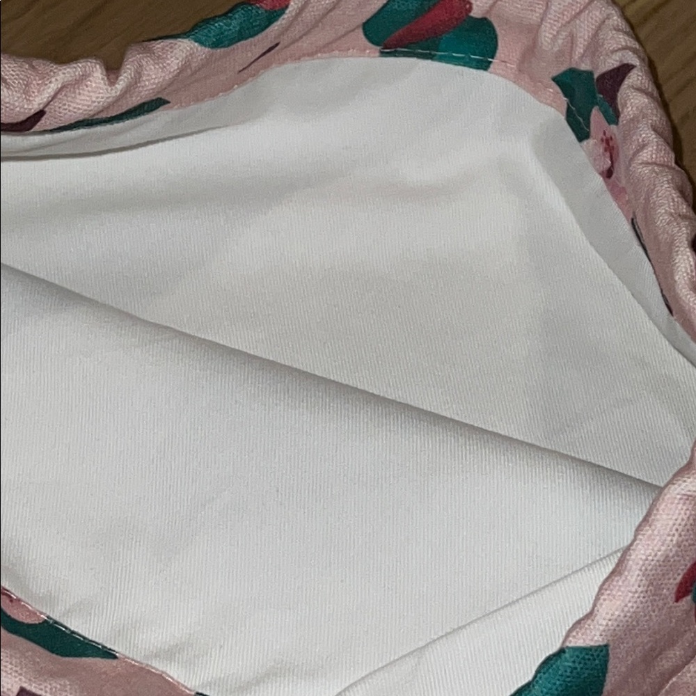 Waterdrop Floral Drawstring Backpack - Picture 3 of 4